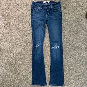 Hollister Distressed Boot Cut Jeans